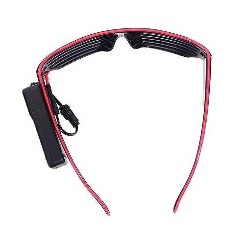 UPKOCH Shutter-Brille leuchtbrillen leuchtgläser fasching zubehör Einzigartige Brillen partygläser Leuchtende LED-Brille LED-Sonnenbrille schnapsgläser LED-Brillengläser Kostüm-Requisiten von UPKOCH