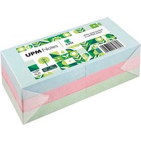 UPM Notes Pastellmix Haftnotizen doppelte Haftung farbsortiert 12 Blöcke von UPM Notes