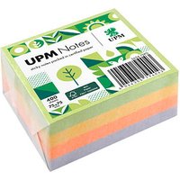 UPM Notes Springmix Haftnotizen doppelte Haftung farbsortiert, 1 Würfel von UPM Notes