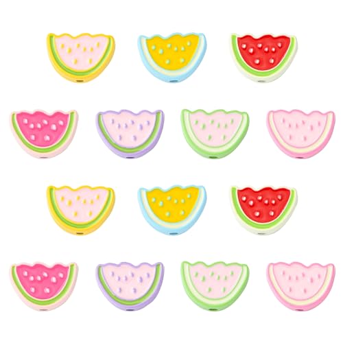 UR URLIFEHALL 14 Stück 7 Farben Emaille Wassermelone Perlen Sommer Obst Süßes Essen Lose Abstandshalter Perlen für Halskette Ohrring Armband Schmuckherstellung UR URLIFEHALL 14 Stück 7 Farben Emaille Wassermelone Perlen Sommer Obst Süßes Essen Lose Abstandshalter Perlen für Halskette Ohrring Armband Schmuckherstellung von UR URLIFEHALL