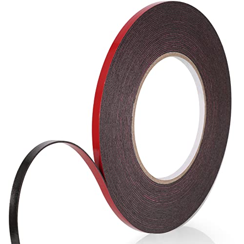 URAQT Doppelseitiges Klebeband Extra Stark,10Mx5MM Klebeband Doppelseitig Universal Multifunktionales Montageband Wasserdichtes Montageklebeband klebestreifen für LED-Streifen Auto Wohn Bürodekor von URAQT