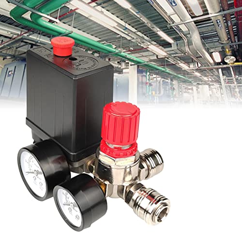 URCheers 220V 120PSI Druckschalter mit Manometer - Luftkompressor-Druckregler -Kompressor - Regelventilregler URCheers 220V 120PSI Druckschalter mit Manometer - Luftkompressor-Druckregler -Kompressor - Regelventilregler von URCheers