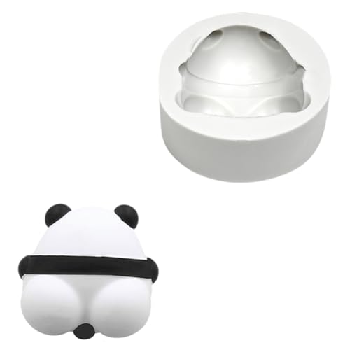 3D Panda Silikonform Kerzenform, Silikonform für Kerzen Kerzensilikonform Gießformen Tier Backform Silikon Formen für Fondant Tortendeko Schokolade Seife Gips Kerzen Epoxidharz Handwerk von URFDCAD