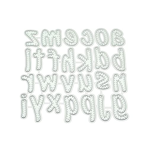 URFEDA Weihnachten Stanzschablonen Stanzbögen Metall Buchstaben und Zahlen Prägeschablonen Weihnachtsbaum Hirsche Stanzformen Stanze für DIY Karte Sammelalbum Scrapbooking Fotoalbum Deko Cutting Dies von URFEDA