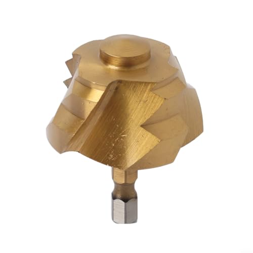 Hexagonaler Bohrer 40/50/63mm Für Wasserrohrerweiterung, HSS Goldbohrer Mit 6,35Mm Sechskantschaft, Kompatibel Mit Elektrobohrern, Für Klempner(50mm) von URPIZY