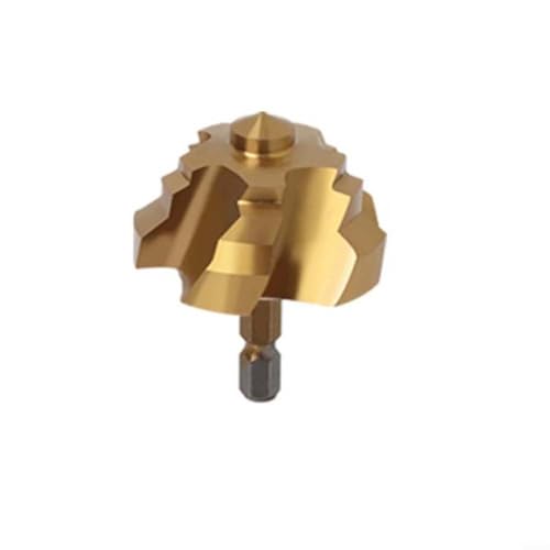 Hexagonaler Bohrer 40/50/63mm Für Wasserrohrerweiterung, HSS Goldbohrer Mit 6,35Mm Sechskantschaft, Kompatibel Mit Elektrobohrern, Für Klempner(63mm) von URPIZY