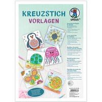 URSUS® Bastelset Kreuzstichvorlagen mehrfarbig von URSUS®