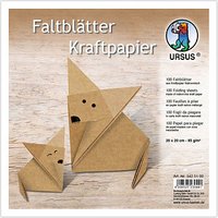 URSUS® Faltblätter Kraftpapier braun 100 St. von URSUS®