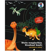 URSUS® Kratzbuch Drachen und Dinos mehrfarbig von URSUS®