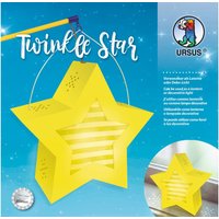 Laternen-Bastelset "Twinkle Star" - Gelb von Gelb