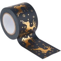 Masking Tape "Rentier" von Schwarz