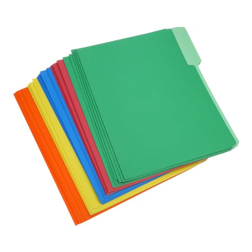 30 Stück/Set Briefform, praktische Papiermappen, Aktenordner für Zuhause, Schule, Büro, Geschäft, sortiert, 5 Farben von URTERYSER