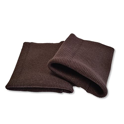 USIT, Handgelenke aus Baumwolle, 8 x 9 cm, ideal zur Reparatur von Hemden und Sweatshirts, 1 Paar, braun von USIT