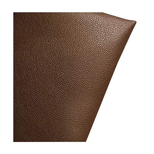 140cm Breiter Kunstleder-Polsterstoff Meterware Litchi Texture Wasserdichtes Vinyl-Kunstleder für Autositze, Sofastuhlmöbel, Basteln(Size: 1.4x1m/4.59x3.28ft)(Bronze color,1.4X10m) von USRUTIUD