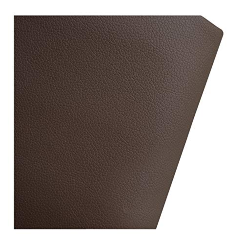 Kunstleder Polsterstoff Meterware 140x100cm, Vinyl Wasserdichtes Ledertuch Kunstleder für Möbel Sofa Stuhl Polster, DIY Basteln, Autositze(Coffee,1.4X10m) von USRUTIUD