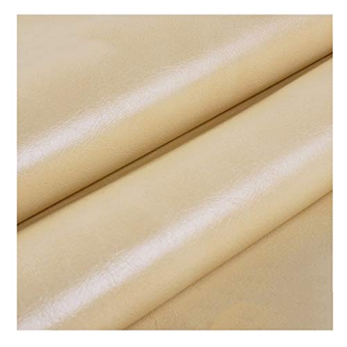 Kunstleder Polsterstoff Meterware FüR Möbel Sofa Stuhl Autos Polsterarbeiten Autos Dekorationen DIY Basteln Nähen 160 cm Breit Meterware Verkauft 1.6x1m(Cream color,1.6X10m) von USRUTIUD