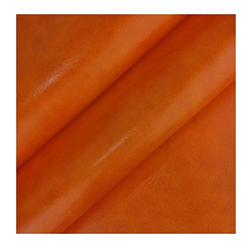 Kunstleder Polsterstoff Meterware FüR Möbel Sofa Stuhl Autos Polsterarbeiten Autos Dekorationen DIY Basteln Nähen 160 cm Breit Meterware Verkauft 1.6x1m(Oranje,1.6X10m) von USRUTIUD