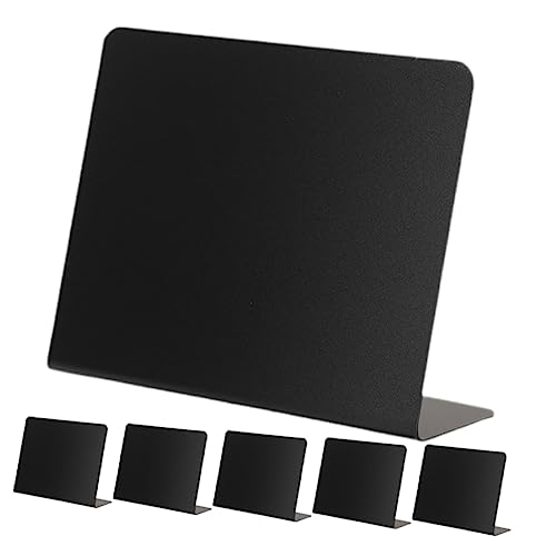 6St Tafeln anzeigen kunststoffbrett kunststoffplatte kunschtof platten pastel kugelschreiber Zeichenbretter Tafeln für Restaurants Desktop-Preistafeln Mini-Preistafeln PVC Black UTHCLO von UTHCLO