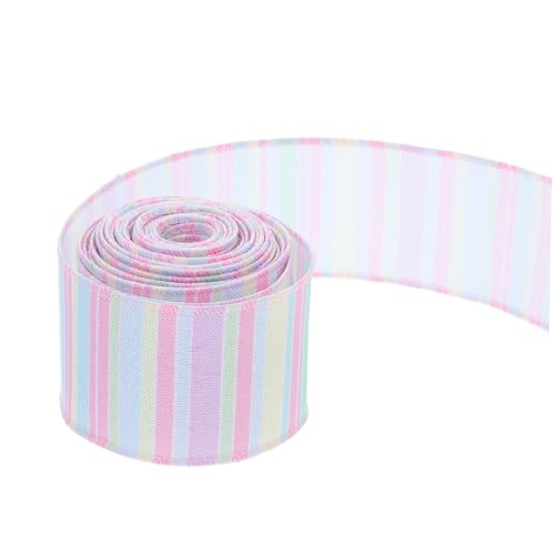 UTHCLO 1 Rolle Verpackungsband Mehrzweck-geschenkbandrolle Verpackungsgeschenkband Bastelband Diy-geschenkband Geschenkverpackungsbandrolle Drahtgebundenes Osterband von UTHCLO