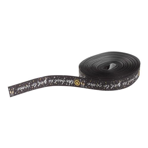 UTHCLO 1 Rolle Wärmeübertragungsband schwarzes Band zum Einwickeln groß Schleife Abschluss Rosa seidenband ribbon partydeko einschulung zarte Bänder Geschenkband verpacken Polyester UTHCLO 1 Rolle Wärmeübertragungsband schwarzes Band zum Einwickeln groß Schleife Abschluss Rosa seidenband ribbon partydeko einschulung zarte Bänder Geschenkband verpacken Polyester von UTHCLO
