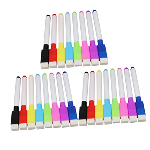 UTHCLO 1 Set 24pcs Whiteboard-bunte Magnetische Marker Für Büro (sortierte Farbe) von UTHCLO