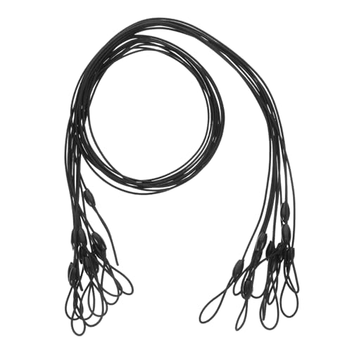 UTHCLO 10 Stück Elastisches Umhängeband Für Ausweise, Stylus-stifte, Masken, Kunststoff, Elastisches Halteband, Umhängeband, Klemmbrett, Stiftleine Zum Anbinden Von Zeichenstiften von UTHCLO