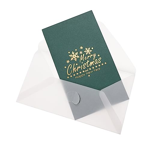 UTHCLO 1Stk Weihnachts-Popup-Karte Weihnachtswünsche Weihnachtskarte faltbare Dankeskarte Grußkarte weihnachtsmotiv weihachtskarten Weihnachtsversorgung Geschenkpapier Spezialpapier Green von UTHCLO