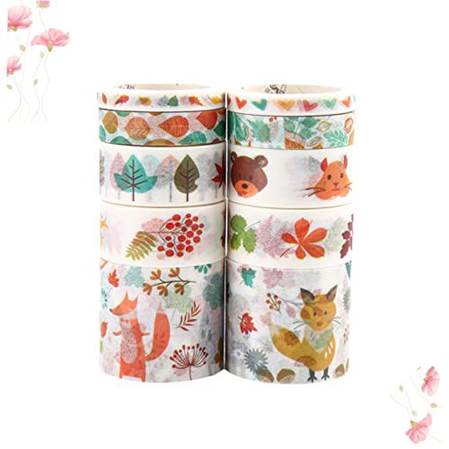 UTHCLO 2 Kartons à 10 Rollen Klebriges Papierband Verwaschenes Klebeband Streifen Spender Zeitschriftenaufkleber Scrapbook-aufkleber Scrapbooking Müll Dekoratives Klebeband Washi-tape von UTHCLO