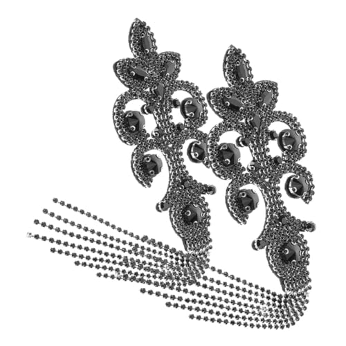 UTHCLO 2 Stück Strass-quasten-epauletten: Vintage-perlen-schulter-applikation Für Kleidung, Schulter-accessoires, Themenpartys, Besondere Anlässe UTHCLO 2 Stück Strass-quasten-epauletten: Vintage-perlen-schulter-applikation Für Kleidung, Schulter-accessoires, Themenpartys, Besondere Anlässe von UTHCLO