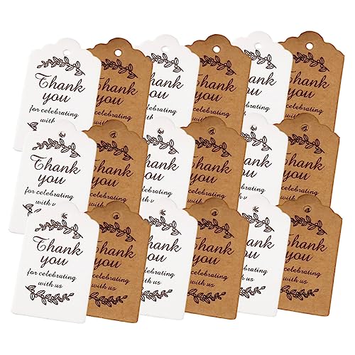 UTHCLO 200pcs Dekorative Tags Thanksgiving Tags Danke Paper Tags Für Geburtstagsgeschenke von UTHCLO