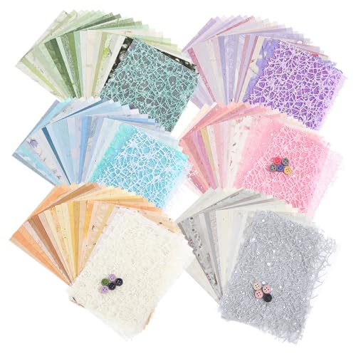 UTHCLO 6 Sätze Vintage Strukturiertes Scrapbook Papier Vielseitiges Bastelpapier für DIY Dekoration Leicht Zuschneidbar Farbenfrohes Papier für Planer Journaling Lesezeichen und Party UTHCLO 6 Sätze Vintage Strukturiertes Scrapbook Papier Vielseitiges Bastelpapier für DIY Dekoration Leicht Zuschneidbar Farbenfrohes Papier für Planer Journaling Lesezeichen und Party von UTHCLO