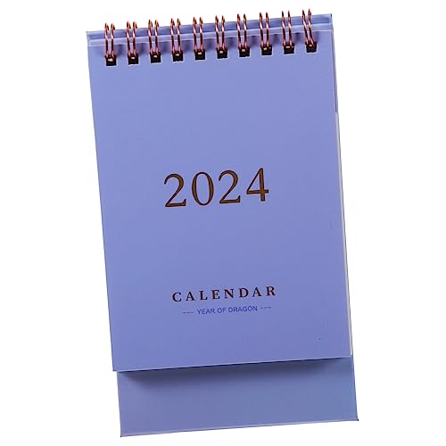 UTHCLO Bürozubehör Monatlicher Memokalender Tischkalender Stehend Kalender Arbeitsplattenkalender Tragbares Kalenderbuch Standkalender Planer Schreibtischspule Notizblock für Zuhause von UTHCLO