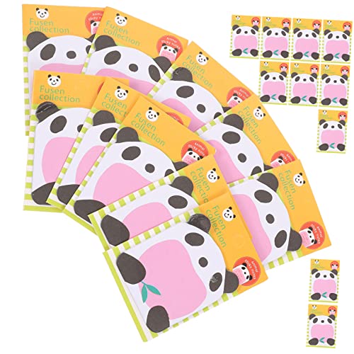 UTHCLO Kompakte Memo Pads Büro Memo Aufkleber Tierische Haftnotizen Cute Stationary Klebrige Nachrichtenblöcke Schulnotierpads Entzückende Notizaufkleber Notizblock Klebrige Notizblöcke von UTHCLO