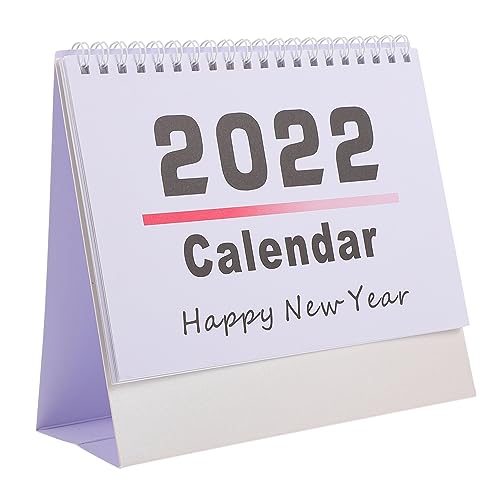 UTHCLO Monatsansicht Kalender Tischkalender 2022 Englisch Kalender Notizblock Großer Zeitplan Home Office Schulplaner von UTHCLO