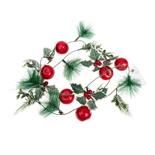 UTHCLO Weihnachtslichterkette Mit Festlichem Zierschmuck Für Innen Und Außen Ideal Zur Dekoration Von Weihnachtsbäumen Türen Und Fenstern Stimmungsvolles Licht Für Die Feiertagszeit von UTHCLO