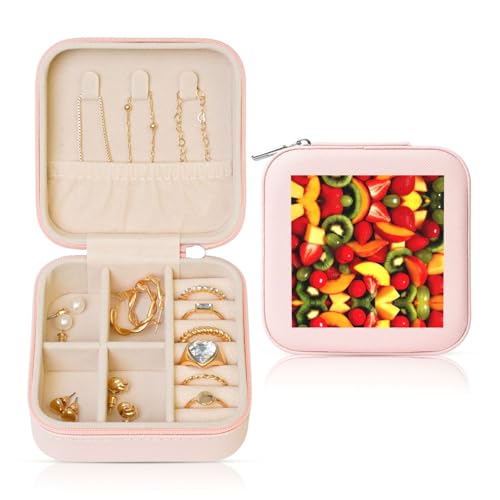 UVBDF Personalisierte Schmuckschatulle mit frischem Obst und Gemüse, Reiseetui, luxuriöses Etui, Valentinstagsgeschenk, Hochzeitsgeschenk UVBDF Personalisierte Schmuckschatulle mit frischem Obst und Gemüse, Reiseetui, luxuriöses Etui, Valentinstagsgeschenk, Hochzeitsgeschenk von UVBDF