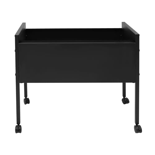 Hängeregisterschrank,Hängemappenwagen 80 Bürowagen Aktenwagen Rollbarer Aktenschrank mit Rädern 70 * 37 * 60CM,Für Büros, Konferenzräume, Arbeitszimmer (Schwarz) von UYRTOY