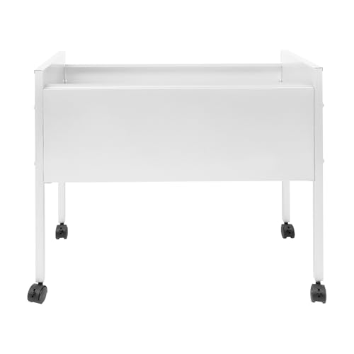 Hängeregisterschrank,Hängemappenwagen 80 Bürowagen Aktenwagen Rollbarer Aktenschrank mit Rädern 70 * 37 * 60CM,Für Büros, Konferenzräume, Arbeitszimmer (Silber) von UYRTOY