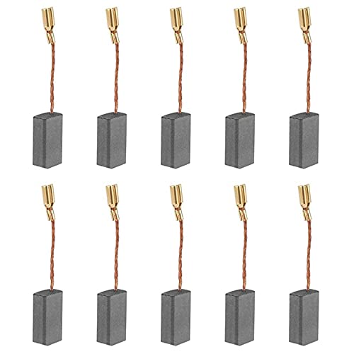 UYUYong 10PCS Kohlebürsten Motorkohlen Kohlen Kohlebürsten Ersatz Elektrowerkzeug für S1M-FF03-100A/6-100 A86C Makita Ersetzt -16 * 8 * 5 * 46mm von UYUYong