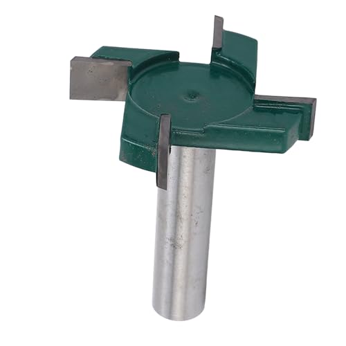 CNC -Spitzbrettflächen -Router -Bit, 4 Flöte 12 Mm Schaft mit 50,8 Mm Durchmesser 9,52 Mm Schneidhöhe Plattenabflachung Router Bit von Uadme