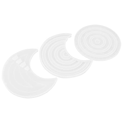 Uadme Harzformen aus Silikon, Silikon, Kalender, zum Aufhängen, Harz-Form, handgefertigt, weiß, DIY-Tischdekoration, 180 mm x 95 mm von Uadme
