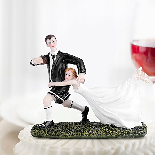 Uadme Tortenaufsatz, romantisch, tanzende Braut, Paar, Figur, Hochzeitstortenaufsatz von Uadme