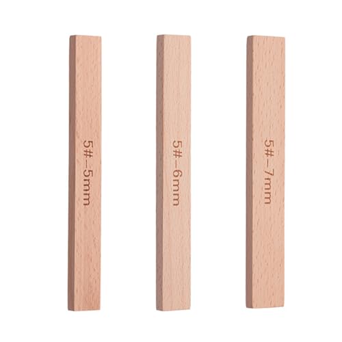 Ubxvamm Holz-Reißverschlüsse, Klebewerkzeug, Führungswerkzeug für handgefertigte Taschen, Kleidung, 11 m, 13 mm, 15 mm, 17 mm, 18 mm, 21 mm von Ubxvamm