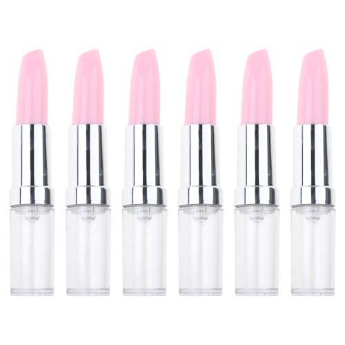 Ubxvamm Lippenstift-Kugelschreiber, Lippenstift-Form, Schreibstift für Frauen und Mädchen, 6 Stück von Ubxvamm