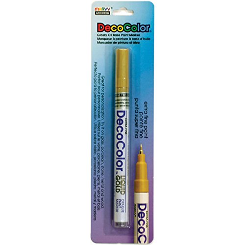Liquid Gold Deco Color Extra Fine Metallic Paint Marker 1/Pkg 120C-GLD von Uchida