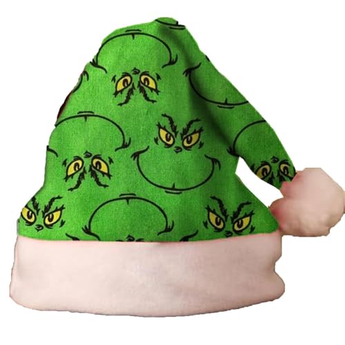 Udbeksid Christmas Hats Weihnachten Mütze – Mini Weihnachtsmützen Deko für Party, Beanie Weihnachtsmannmütze, Lange Weihnachtsmütze, Festliche Weihnachtsdeko Hut für Erwachsene & Kinder(A07,M) von Udbeksid