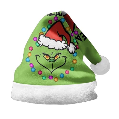 Udbeksid Christmas Hats Weihnachten Mütze – Mini Weihnachtsmützen Deko für Party, Beanie Weihnachtsmannmütze, Lange Weihnachtsmütze, Festliche Weihnachtsdeko Hut für Erwachsene & Kinder(A15,M) von Udbeksid