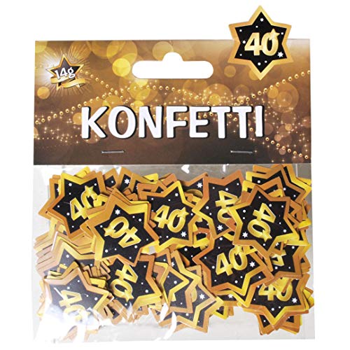 Udo Schmidt 13013 - Konfetti - 14g - Zahl: 40 von Schmidt Spiele