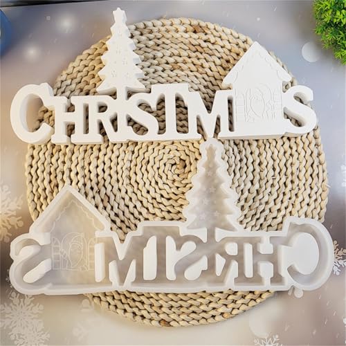 Ueiwffzo Silikonformen – Erstklassige CHRISTMAS Design Weihnachten Gießformen Silikon, Kompatibel mit Weihnachtsdeko – Ästhetische Silikonformen für Weihnachten & DIY Christmas Decorations von Ueiwffzo