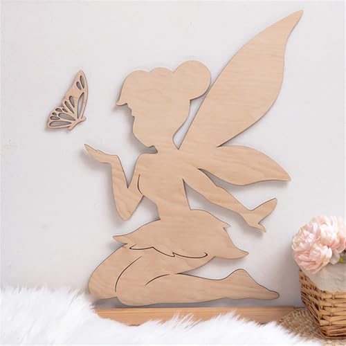 Ueiwffzo Wandsticker Kinderzimmer Wanddeko Holz, Selbstklebende Niedliche Tiere Wandaufkleber aus Holz, Holz Wand Deko für Kinderzimmer Babyzimmer Schlafzimmer (D) von Ueiwffzo